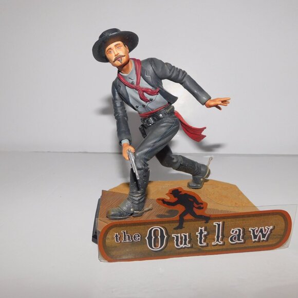 2003 Dusty Trail Toys The Outlaw 6" Western Gunslinger Old West Gambler Figure - Picture 7 of 8